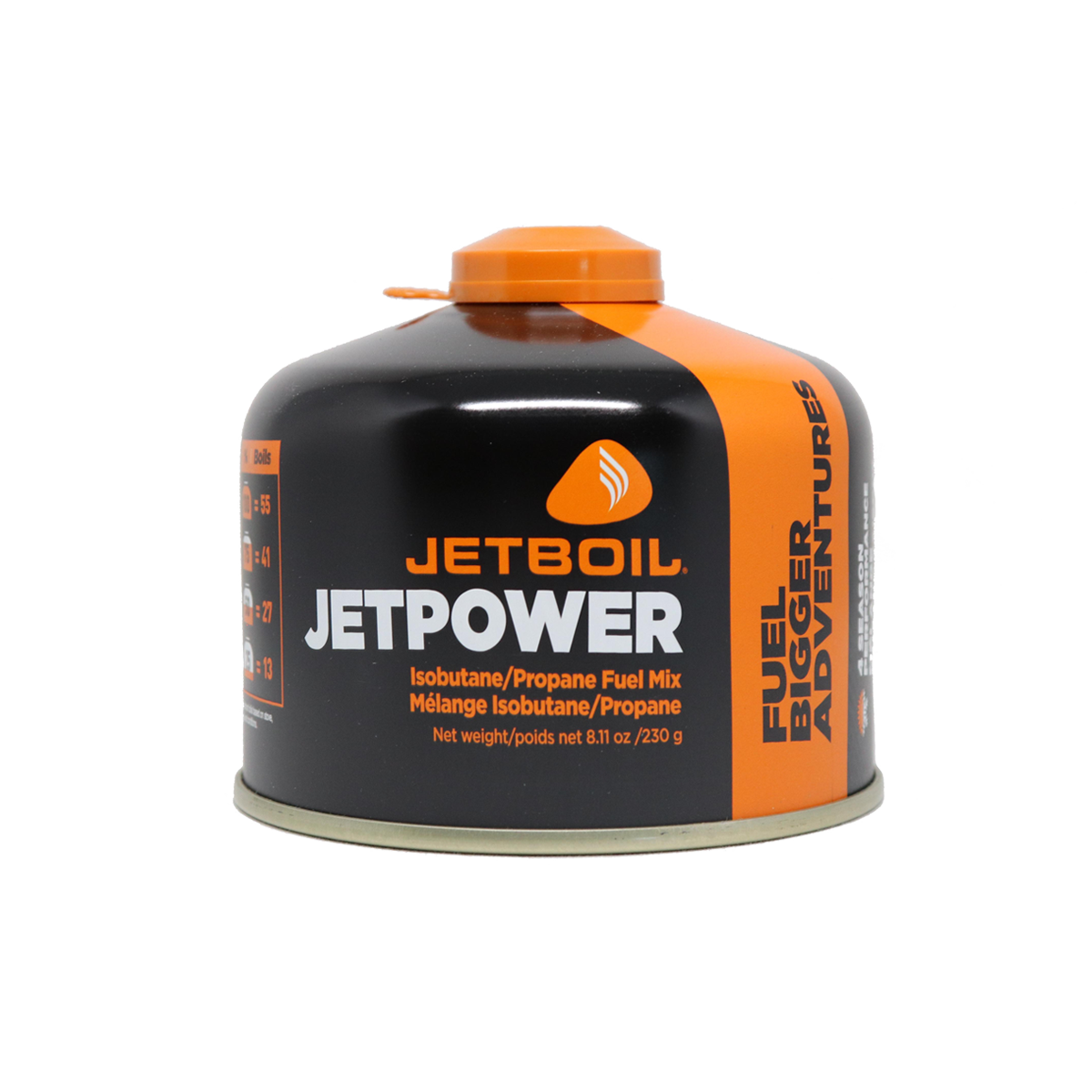 JETBOIL JETPOWER FUEL GAS CANISTERS 100G/ 230G MountCO