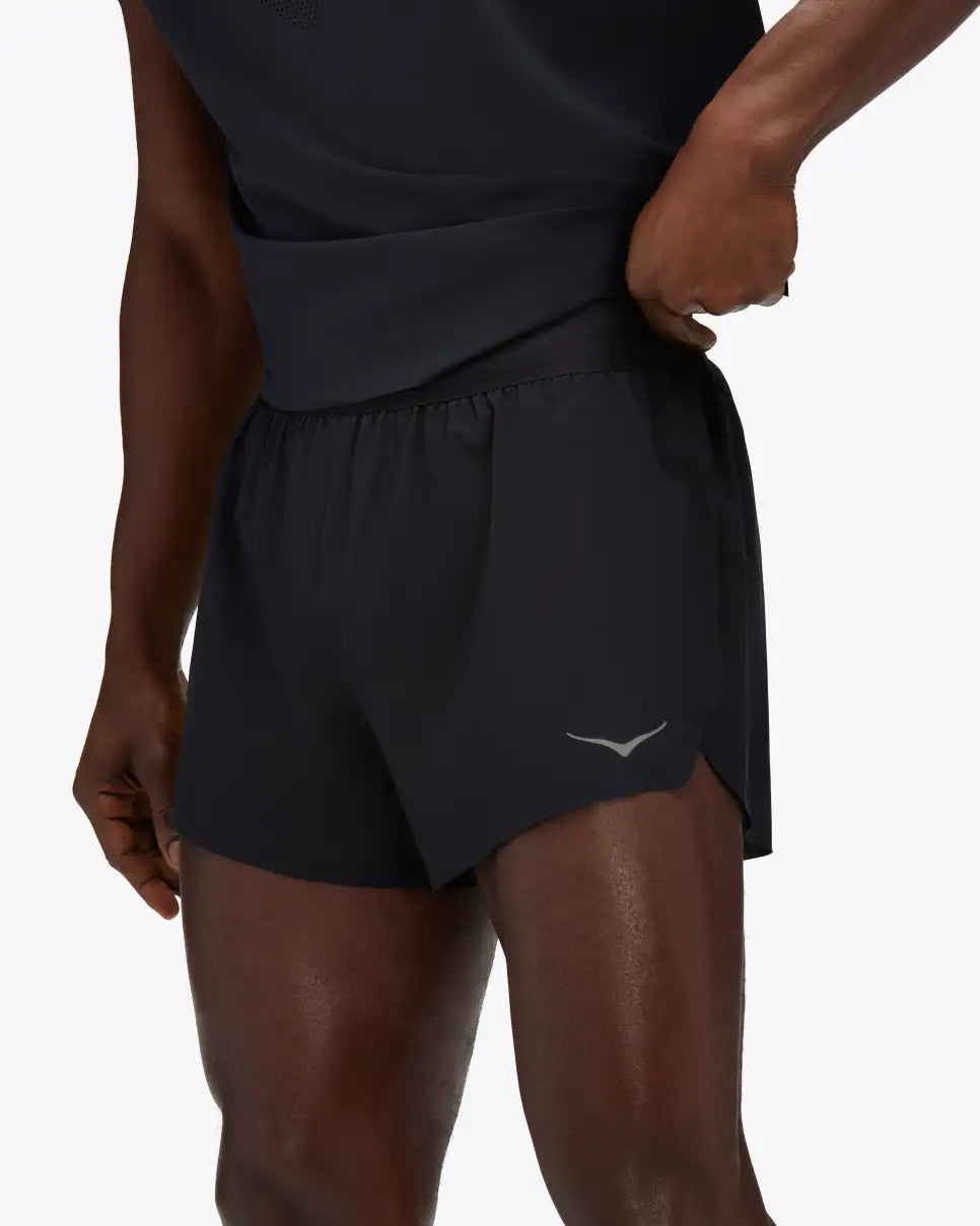 HOKA - RACE DAY SPLIT SHORT BLACK - MEN – MountCO
